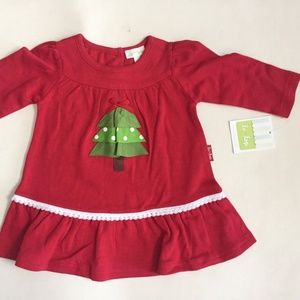 Le Top Baby Girl 3M Christmas Holiday Dress Cotton